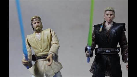 Star Wars Episodio 2 Obi Wan Anakin And Yoda Vs Conde Dooku Stop Motion