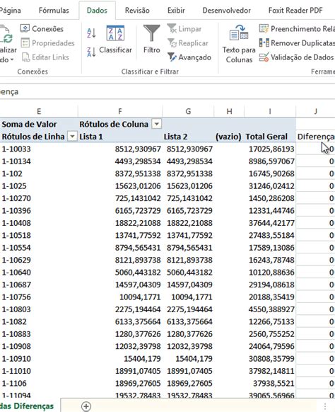 Conciliação de dados no Excel Manual e Automático
