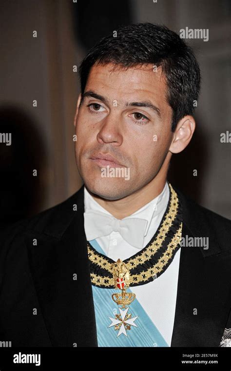prince luis alfonso de bourbon duke of anjou attends a dinner the castle of breteuil france on