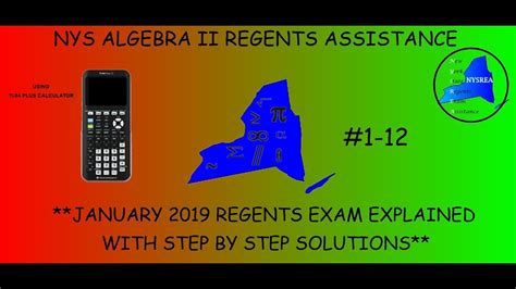 Regents algebra i (common core) test prep, practice tests and past exams. NYS Algebra 2 (Common Core) January 2019 Regents Exam ...