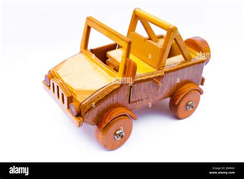 old wooden toy car Stock Photo - Alamy