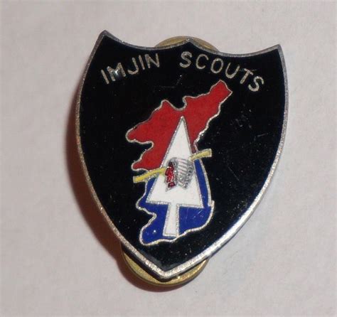 Imjin Scouts Dmz 2nd Id Korean Made Vietnam Era Di Dui Crest Us Army