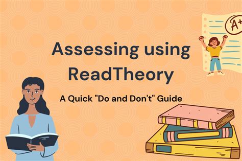 Using Readtheory For Assessments A Quick “do And Dont” Guide Readtheory
