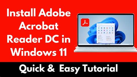 How To Install Adobe Acrobat Reader Dc In Windows 11 Youtube