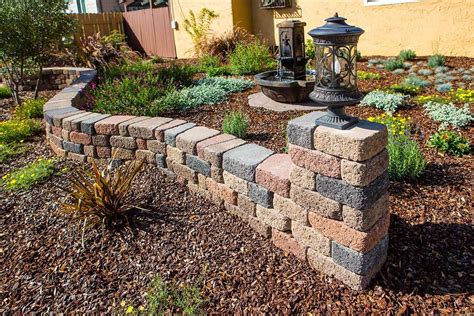Patterned blocks can also be a good replacement for terracotta vases. Country Cottage® | Keystone Retaining Wall Systems
