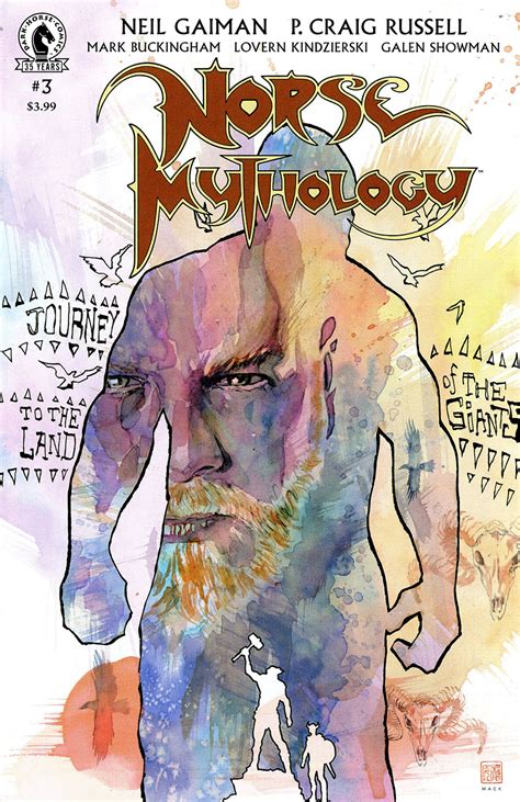 Neil Gaiman Norse Mythology Ii 3 Cover B Variant David Mack Cover