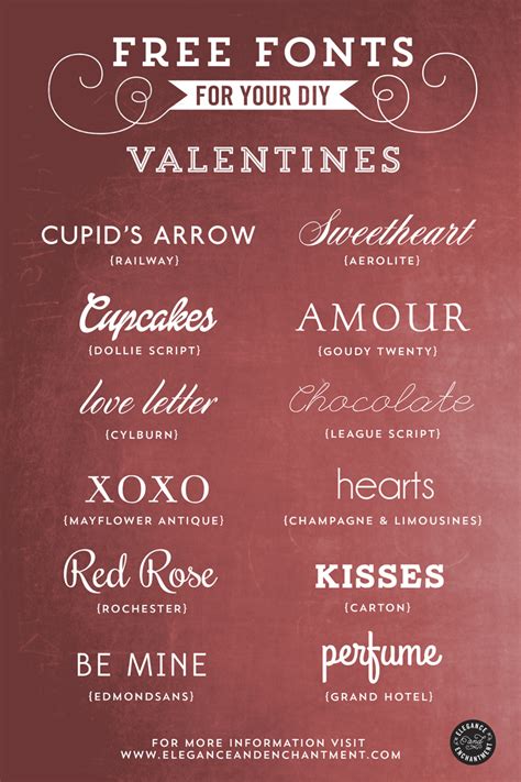 Free Fonts For Your Valentines