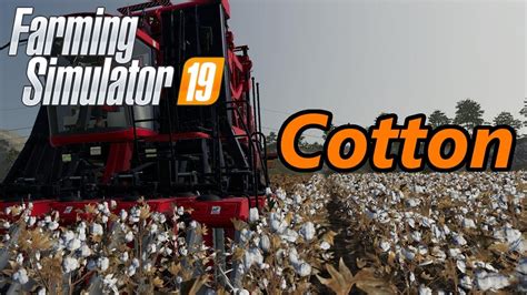 Farming Simulator 19 Tutorial Cotton Youtube