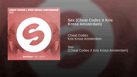 Cheat Codes X Kris Kross Amsterdam Sex Official Audio Youtube