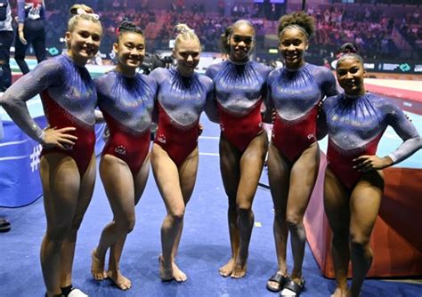 mondiaux de gymnastique artistique les américaines sacrées par équipes pour la sixième fois de
