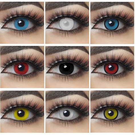 Halloween Cosplay Colored Contact Lenses For Eyes Gadkit