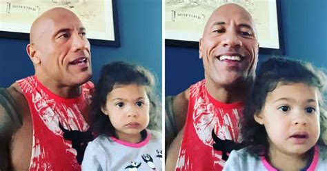 the rock sings you re welcome with daughter who has no idea he s maui from moana