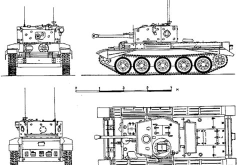 Cromwell Iv Tank Drawings Dimensions Figures Download Drawings