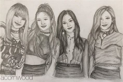 Blackpink Drawing Art Drawing Skill