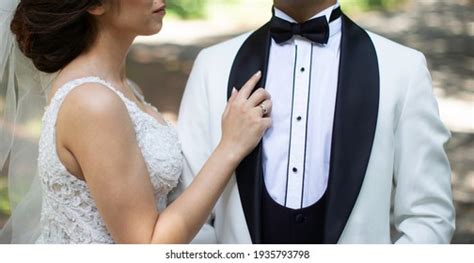 Elegant Romantic Pose Groom Bride Stock Photo 1935793798 Shutterstock