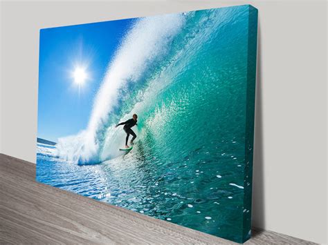 We believe all pets have a personality. The Ride Surfing Art - Canvas Prints Australia