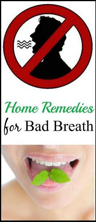 natural remedies to get rid of bad breath bad breath remedy bad