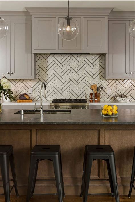 42 Colorfull Herringbone Backsplash Ideas Trendy Modern