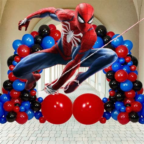 Buy Stk Superhero Balloon Garland Compatible For Spiderman Balloon Arch