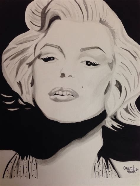 Marilyn By Ceyerah Curtis A Space To Create High School Art Lesson