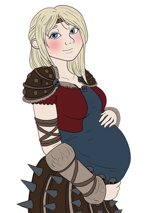 astrid mother to be by soft circles on deviantart