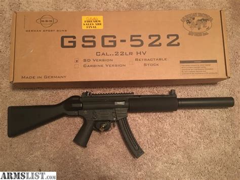 Armslist For Sale American Tactical Imports Gsg 522 Sd Rimfire Rifle