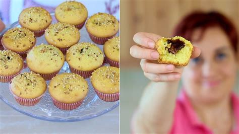 Offrire ai propri ospiti dei cioccolatini fatti con le nostre mani non può che essere motivo di orgoglio. MUFFINS CUOR DI NUTELLA Ricetta Facile - Nutella Heart ...