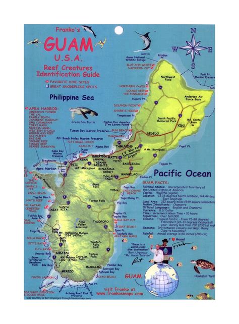 Detailed Map Of Guam