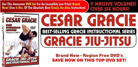 Cesar Gracie Jiu Jitsu Grappling 9 Volume Dvd Set New 829391000396 Ebay