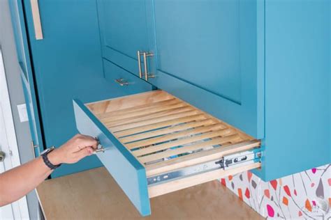 How To Build Pull Out Drying Rack Drawers Anikas Diy Life