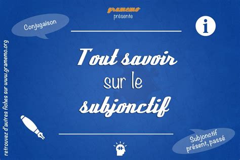 Le subjonctif présent est un temps simple de la conjugaison des verbes français. Tout savoir sur le subjonctif - Conjugaison | Le ...