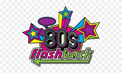 Retro 80s Flashback Clip Art 80s Banner Design