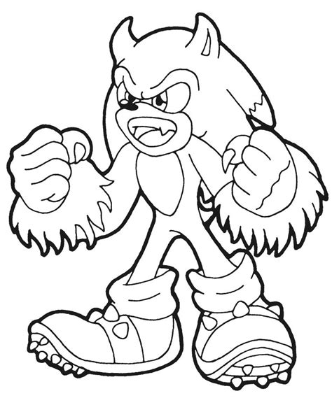 Free Printable Sonic The Hedgehog Coloring Pages For Kids Sonic The