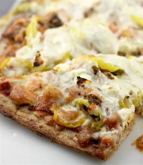 Mediterranean Pulled Pork Pizza Ericas Recipes