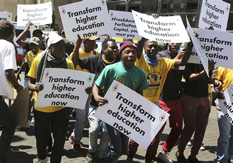 South Africa Edges Closer To Free Tertiary Education Study International