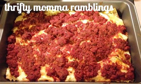Classic Italian Style Cheesy Lasagna Recipe Thrifty