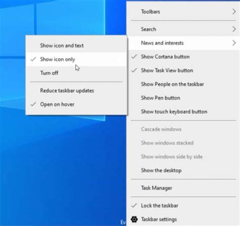 How To Turn Off The Msn News And Weather Feed From Taskbar In Windows