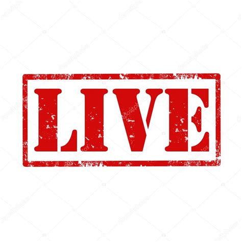 Live Stamp — Stock Vector © Carmendorin 44647473