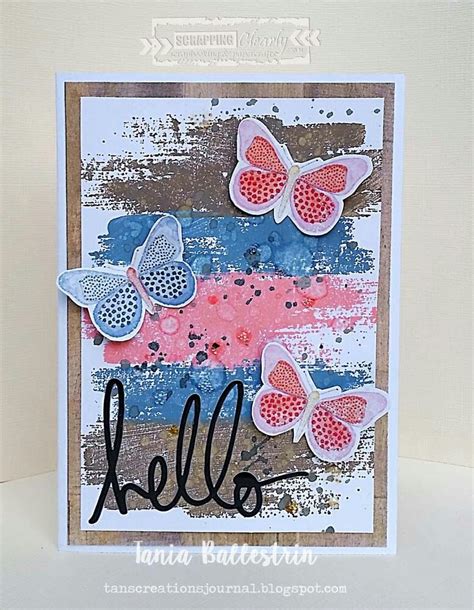 Tim Holtz Stamps Distress Oxides And Cocoa Vanilla Butterflies Tim