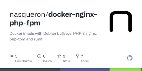 Github Nasquerondocker Nginx Php Fpm Docker Image With Debian