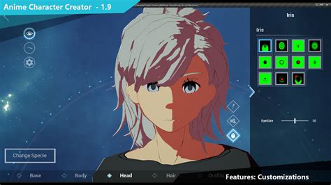 Anime Character Creator In Blueprints Ue Marketplace
