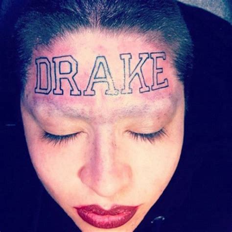 Bold Lettering Name Tattoo On Women Forehead Tattoomagz › Tattoo