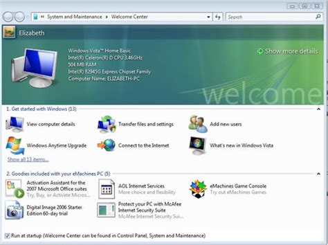 Pc Hell How To Remove Icons From The Windows Vista Welcome Center
