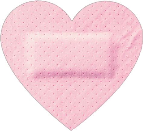 Download Hd Heart Cute Sticker Pink Pastel Band Aid Kawaii Aestheti