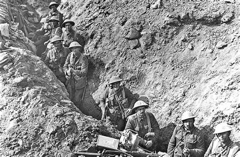 The History Man Life In A Front Line Trench 1916