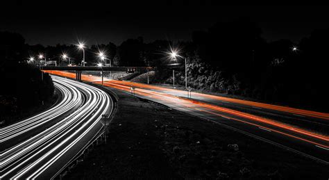 Highway At Night Stock Photo North Houston Association