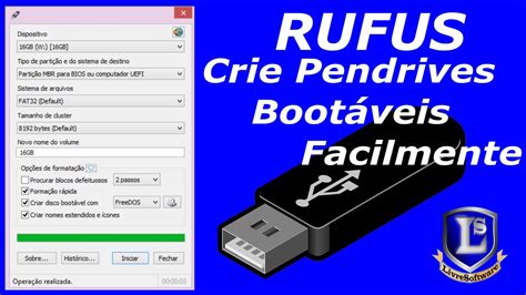 Aprenda A Criar Pendrives Bootáveis Windowslinux Com Rufus Fácil