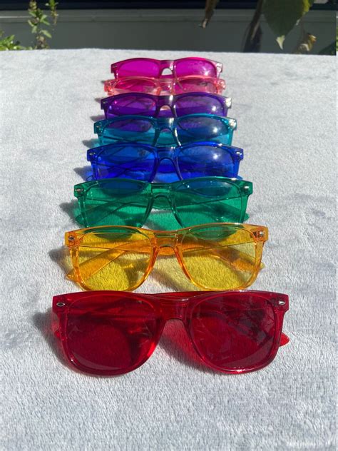 Color Therapy Glasses Chakra Glasses Rainbow Glasses Etsy