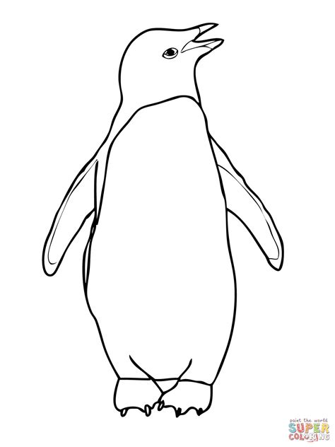 Penguin Printable Coloring Pages