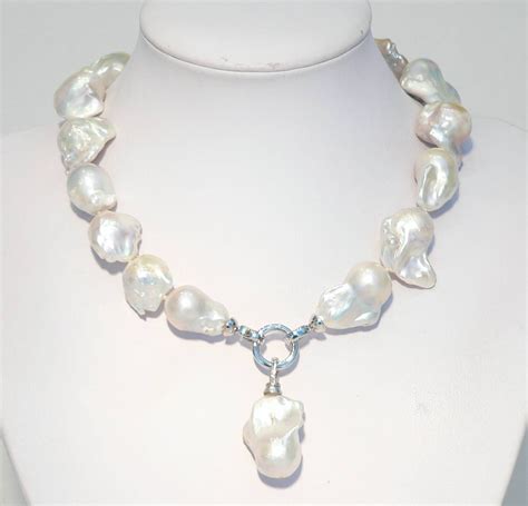 Baroque Pearls With Baroque Pearl Pendant Pearl Jewelry Necklace